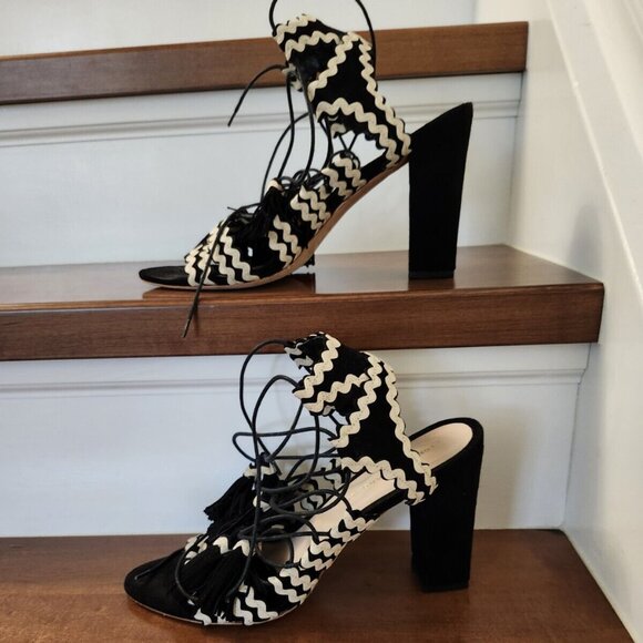 Loeffler Randall women's black sandals in size 10 - Picture 2 of 11